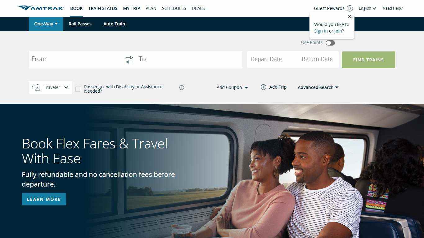 Train Tickets, Schedules & Routes | Amtrak